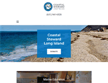 Tablet Screenshot of coastalsteward.org
